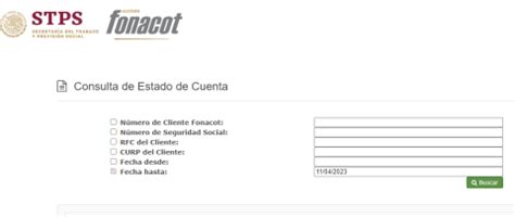 www.fonacot.gob.mx saldo mi cuenta en linea